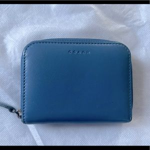 Coach zip mini card ID case